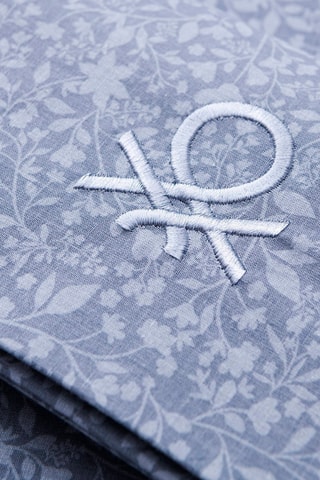 Parure lenzuola in cotone 57 fili/cm² - Blu