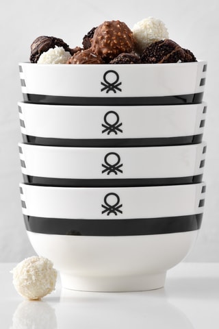 4 ciotole in porcellana - 65 cl