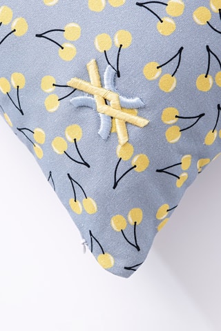 Cuscino - Blu e giallo - 40 x 40 cm