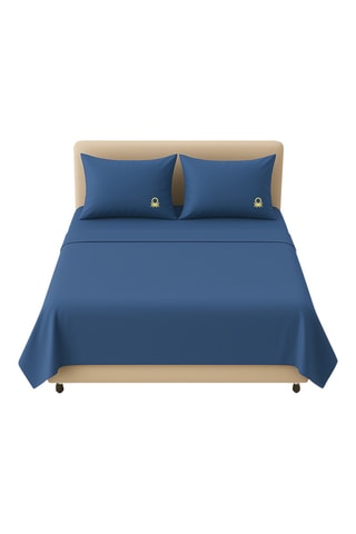 Parure lenzuola in cotone 71 fili/cm² - Navy