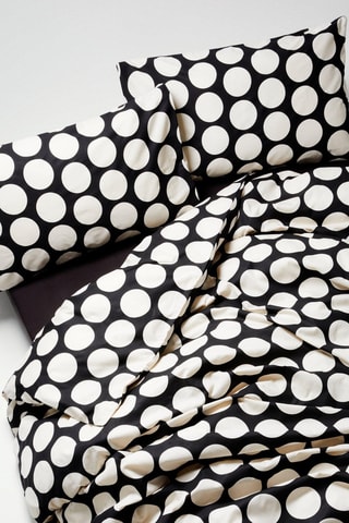 Parure copripiumino in cotone 71 fili/cm² - Nero