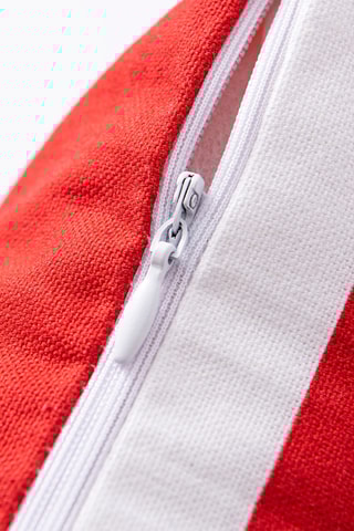 Cuscino - Bianco e rosso - 40 x 40 cm