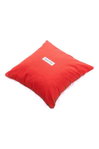 Cuscino - Bianco e rosso - 40 x 40 cm