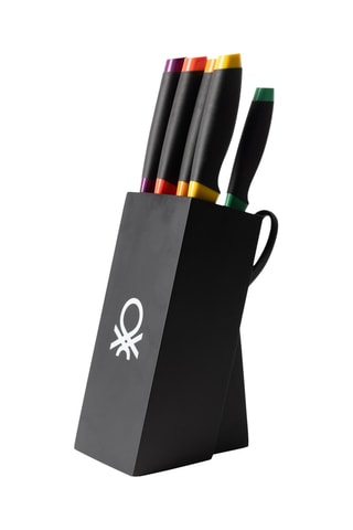 Ceppo coltelli in acciaio inossidabile - 8 pezzi