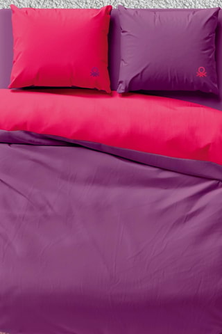 Parure copripiumino - Rosa e viola