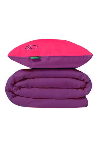 Parure copripiumino - Rosa e viola