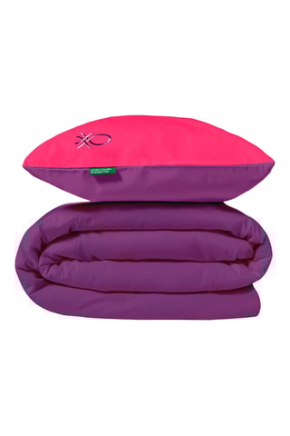 Parure copripiumino - Rosa e viola