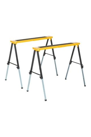 2 tréteaux télescopiques