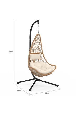 Fauteuil suspendu - Beige