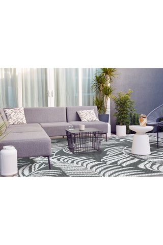 Tapis d'extérieur Hawai - 370 x 270 cm - Gris