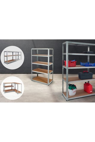 Etagère en acier 5 niveaux spéciale charges lourdes - 40 x 90 x 180 cm