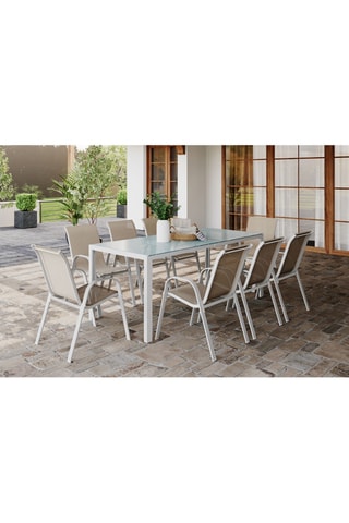 Ensemble de jardin Minorca - 8 places