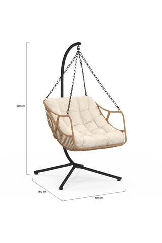 Fauteuil suspendu Lois - Beige