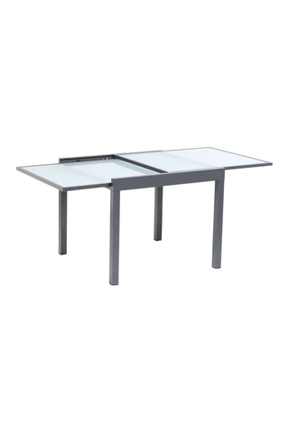 Table de jardin extensible - Gris