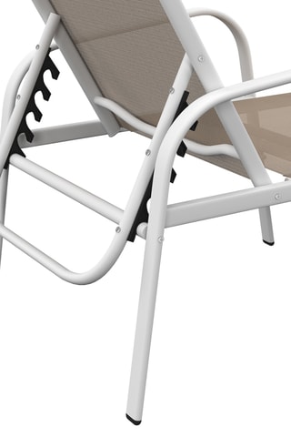 2 transats inclinables - Beige