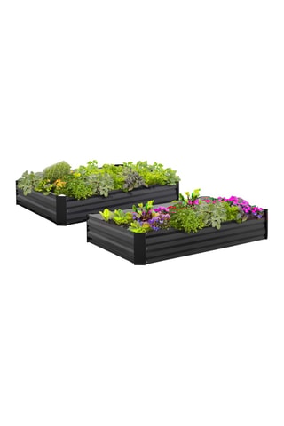 2 carrés potager - 115 x 80 x 20 cm