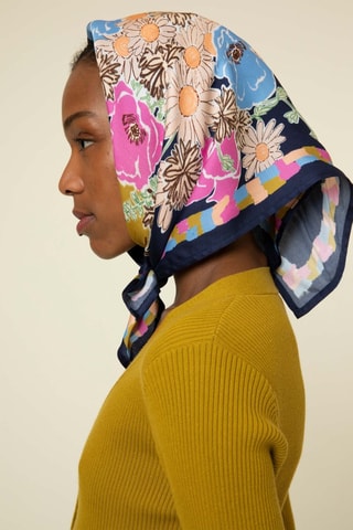 Sjaal Oceana - Marineblauw