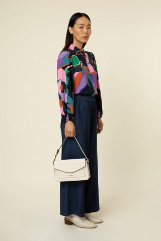 Leren Handtas Fenely - Wit