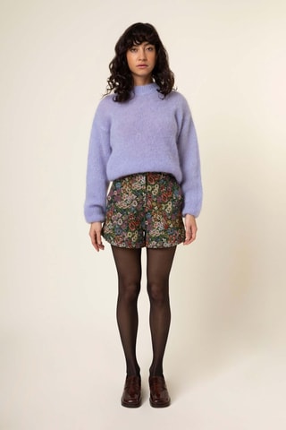 Kasjmier en Wollen Trui Klea - Paars