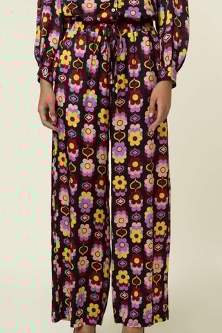 Rechte Broek Hoge Taille Pacanier - Zwart