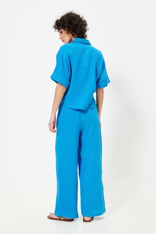 Rechte Broek Aymie - Felblauw