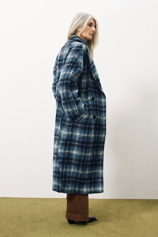 Wollen Jas Delphina - Petrolblauw