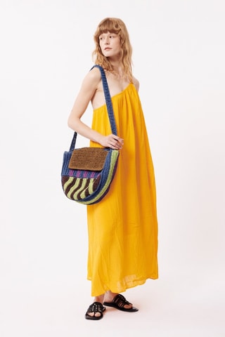 Asymmetrische Jurk Phoebe - Geel