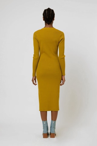 Trui-jurk Leanne - Olijfgroen