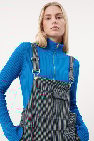 Tuinbroek Livia - Marineblauw