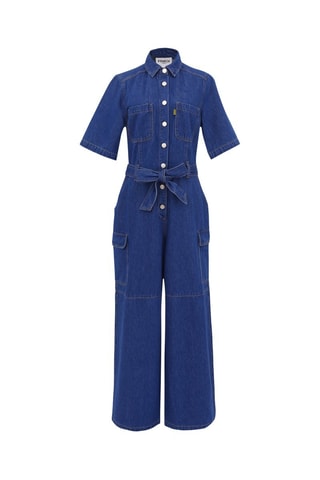 Spijkerjumpsuit Akila - Indigoblauw