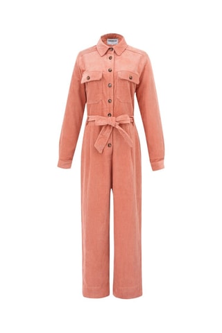 Velours Jumpsuit Alya - Roze