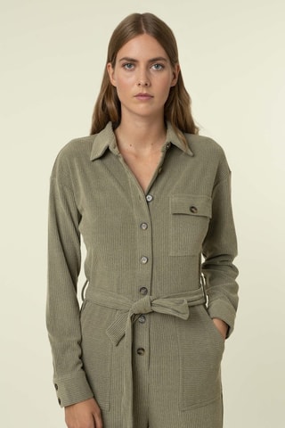 Velours Jumpsuit Talyssa - Kaki