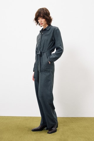 Jumpsuit Egle - Gemêleerd Donkergrijs