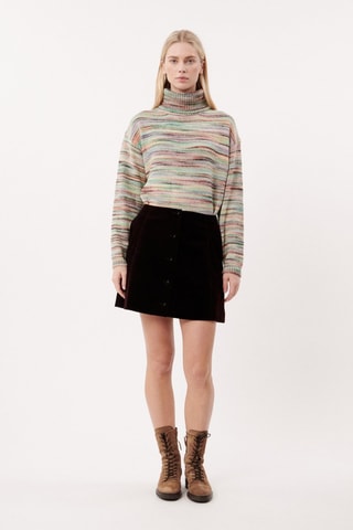 Rechte Rok Theodora - Zwart