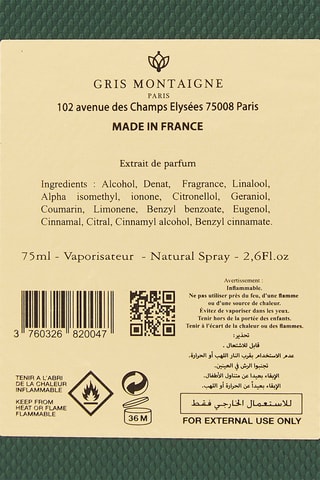 Green Diamond Gris Montaigne - Eau de parfum 75 ml