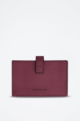 Leren Pasjeshouder - Bordeauxrood