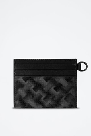 Portacarte in pelle - Nero