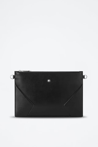 Leren Clutch Zwart