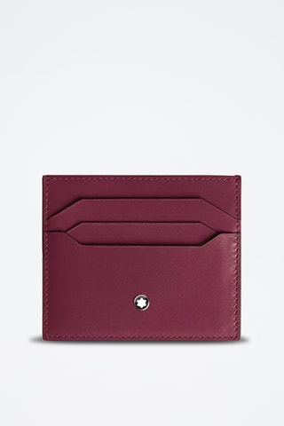 Leren Pasjeshouder - Bordeauxrood