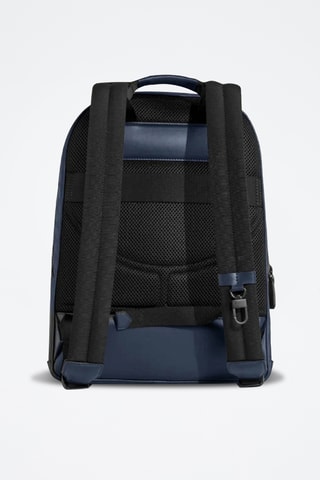 Zaino in pelle - Blu