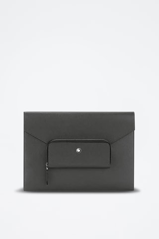 Leren Clutch - Zwart
