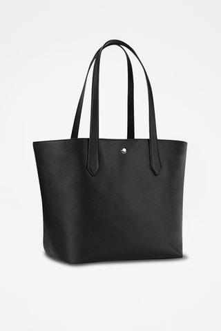 Leren Shopper - Zwart