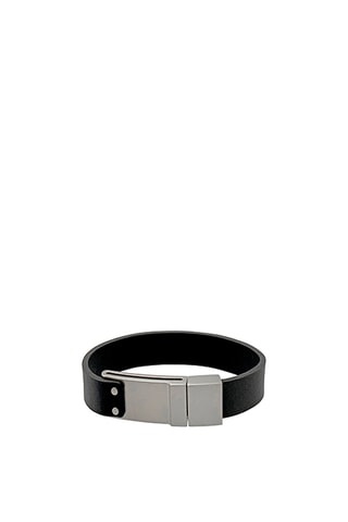 Leren Armband - Zwart