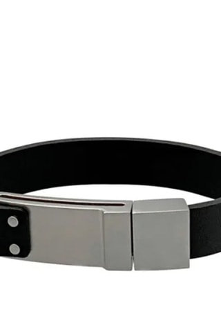 Leren Armband - Zwart