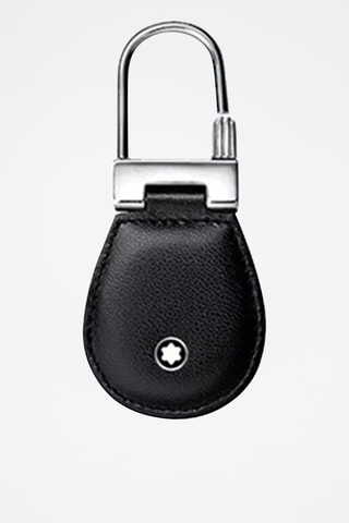 Leren Sleutelhanger - Zwart