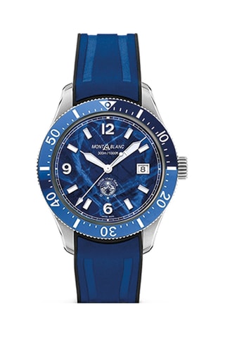 Rubberen Automatisch Horloge - Blauw