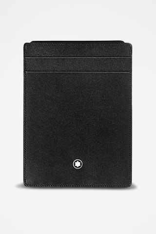 Leren Pasjeshouder - Zwart