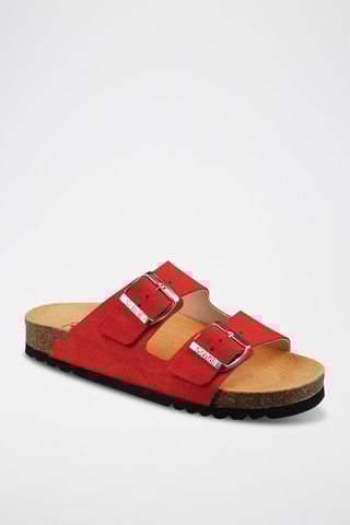Sandalias de nobuk Josephine - Rojo