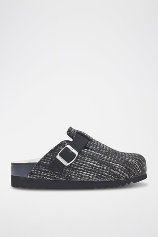 Socas Poppy - Preto - Branco, preto e cinzento