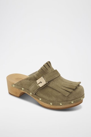 Zuecos de nobuk de tacón Marilyn -  y 